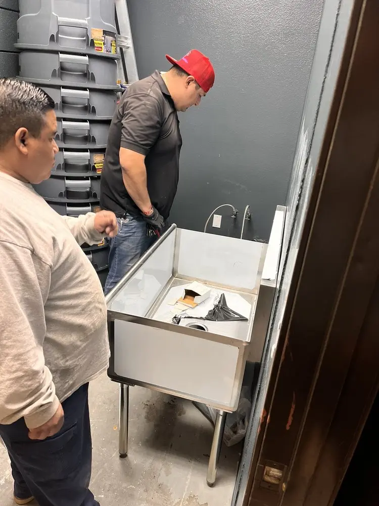 Commercial plumbing and sink installation in Coraopolis
